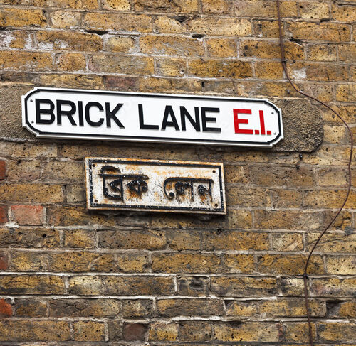 Brick Lane Wall Sign