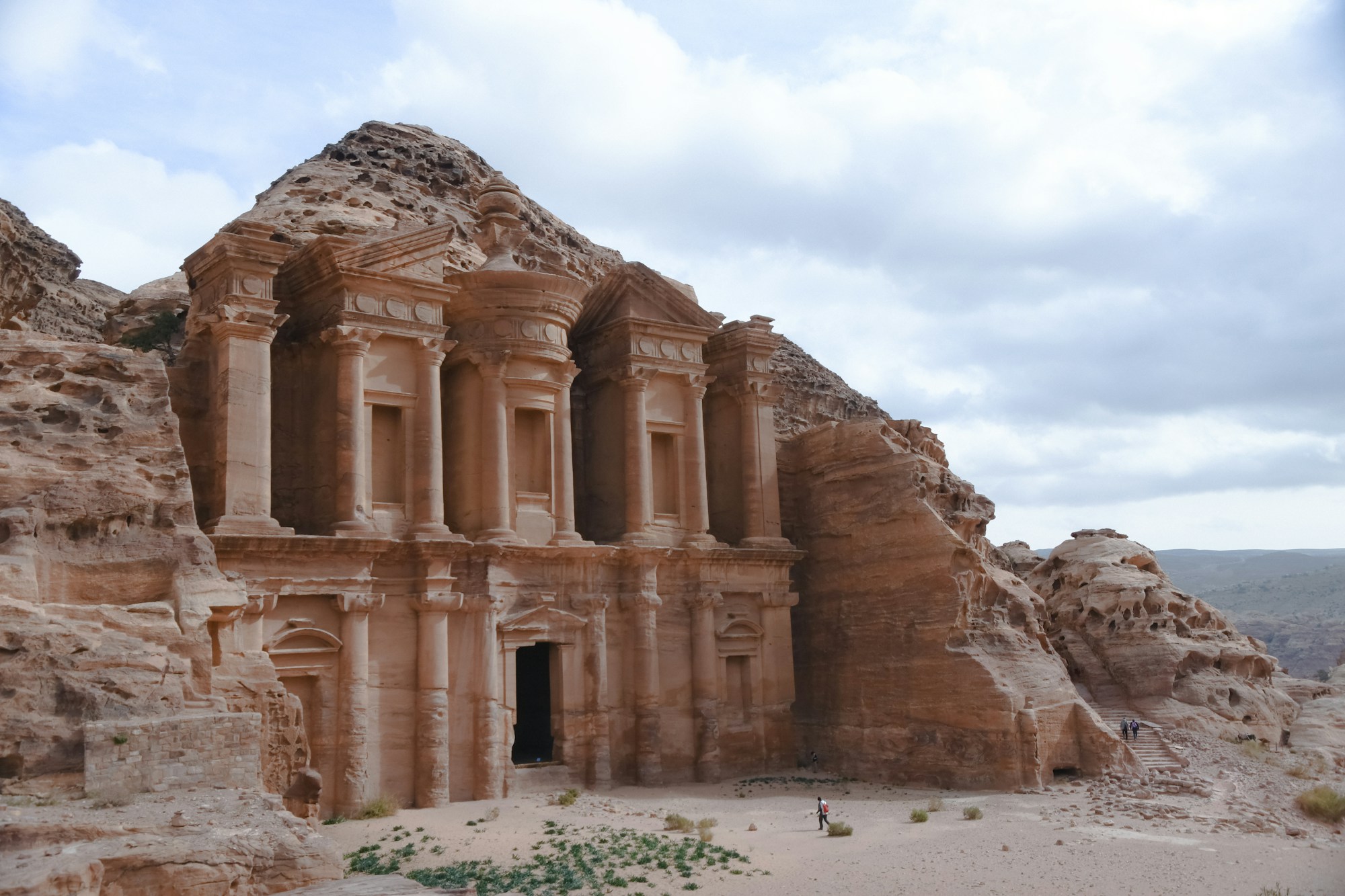 The Treasury at Petra emerging from the Siq at dawn